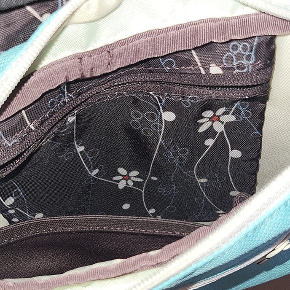 Stylish Blue and Black Women's Bag, Sherpani, Earth Friendly Fabric. NWOT - Picture 6 of 9